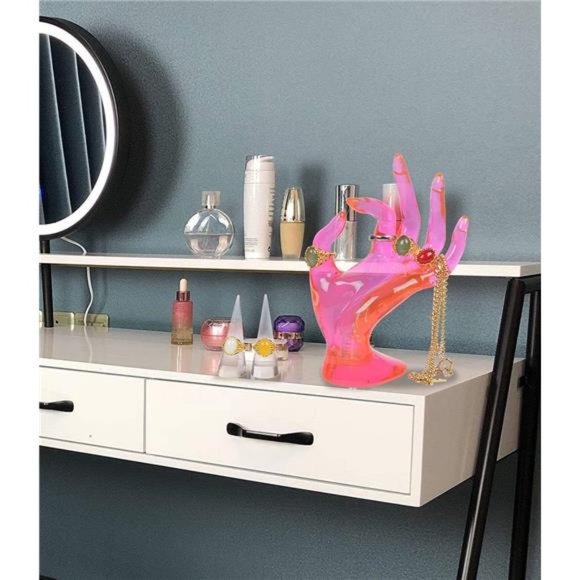 Jewelry Display Holder, Hand Bracelet Ring Rack, Polyresin Necklace Stand - Picture 11 of 12